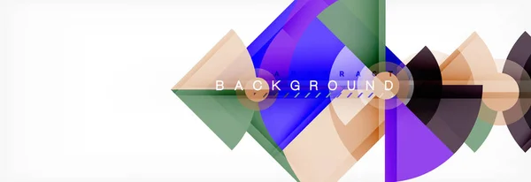 Modern geometric abstract background — Stock Vector