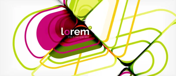 Astratto sfondo multicolore forme geometriche design moderno — Vettoriale Stock