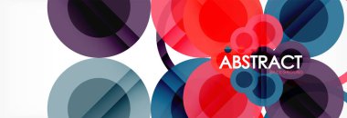 Çakışan daireye arka planı Tasarla