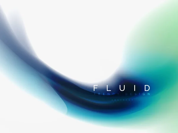 Plano de fundo design de cores fluidas abstratas — Vetor de Stock