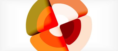 Arka plan tasarım daireler ve üçgenler