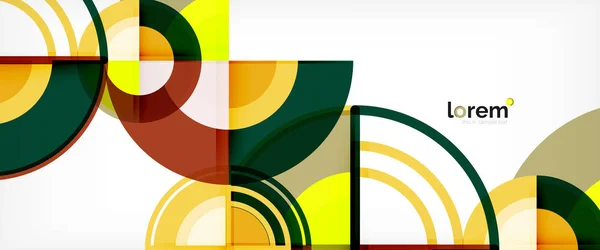 Moderne geometrische abstracte achtergrond — Stockvector