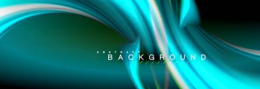 Sıvı renk arka plan, soyut dalgalar çizgiler, renkler ışık zemin üzerinde ışık efektleri ile karıştırma bulanık. Sunum, app duvar kağıdı, başlık sayfası veya poster için sanatsal illüstrasyon vektör