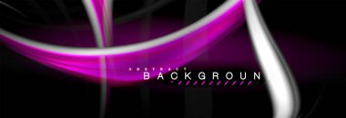 Sıvı renk arka plan, soyut dalgalar çizgiler, renkler ışık zemin üzerinde ışık efektleri ile karıştırma bulanık. Sunum, app duvar kağıdı, başlık sayfası veya poster için sanatsal illüstrasyon vektör