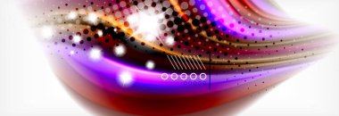 Soyut dalga satırları sıvı sıvı gökkuşağı tarzı renk çizgili arka plan. Sunum, app duvar kağıdı, başlık sayfası veya poster için sanatsal illüstrasyon