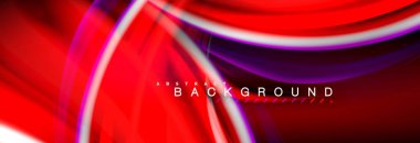 Sıvı renk arka plan, soyut dalgalar çizgiler, renkler ışık zemin üzerinde ışık efektleri ile karıştırma bulanık. Sunum, app duvar kağıdı, başlık sayfası veya poster için sanatsal illüstrasyon vektör