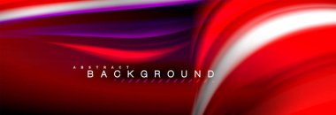 Sıvı renk arka plan, soyut dalgalar çizgiler, renkler ışık zemin üzerinde ışık efektleri ile karıştırma bulanık. Sunum, app duvar kağıdı, başlık sayfası veya poster için sanatsal illüstrasyon vektör