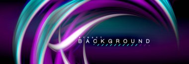 Sıvı renk arka plan, soyut dalgalar çizgiler, renkler ışık zemin üzerinde ışık efektleri ile karıştırma bulanık. Sunum, app duvar kağıdı, başlık sayfası veya poster için sanatsal illüstrasyon vektör