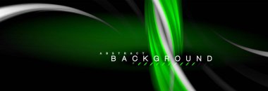 Sıvı renk arka plan, soyut dalgalar çizgiler, renkler ışık zemin üzerinde ışık efektleri ile karıştırma bulanık. Sunum, app duvar kağıdı, başlık sayfası veya poster için sanatsal illüstrasyon vektör