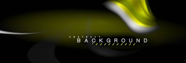 Sıvı renk arka plan, soyut dalgalar çizgiler, renkler ışık zemin üzerinde ışık efektleri ile karıştırma bulanık. Sunum, app duvar kağıdı, başlık sayfası veya poster için sanatsal illüstrasyon vektör