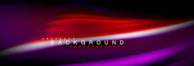 Sıvı renk arka plan, soyut dalgalar çizgiler, renkler ışık zemin üzerinde ışık efektleri ile karıştırma bulanık. Sunum, app duvar kağıdı, başlık sayfası veya poster için sanatsal illüstrasyon vektör