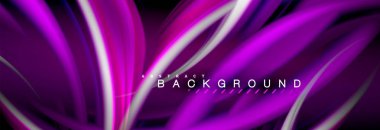 Sıvı renk arka plan, soyut dalgalar çizgiler, renkler ışık zemin üzerinde ışık efektleri ile karıştırma bulanık. Sunum, app duvar kağıdı, başlık sayfası veya poster için sanatsal illüstrasyon vektör