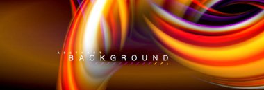 Sıvı renk arka plan, soyut dalgalar çizgiler, renkler ışık zemin üzerinde ışık efektleri ile karıştırma bulanık. Sunum, app duvar kağıdı, başlık sayfası veya poster için sanatsal illüstrasyon vektör