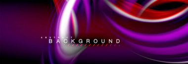 Sıvı renk arka plan, soyut dalgalar çizgiler, renkler ışık zemin üzerinde ışık efektleri ile karıştırma bulanık. Sunum, app duvar kağıdı, başlık sayfası veya poster için sanatsal illüstrasyon vektör