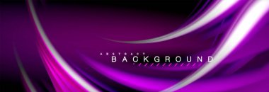 Sıvı renk arka plan, soyut dalgalar çizgiler, renkler ışık zemin üzerinde ışık efektleri ile karıştırma bulanık. Sunum, app duvar kağıdı, başlık sayfası veya poster için sanatsal illüstrasyon vektör