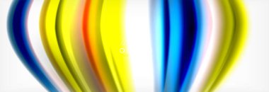 Pürüzsüz sıvı bulanıklık dalga arka plan, renk akışı kavramı, illüstrasyon