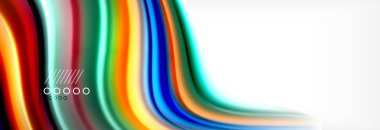 Pürüzsüz sıvı bulanıklık dalga arka plan, renk akışı kavramı, illüstrasyon