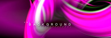 Sıvı renk arka plan, soyut dalgalar çizgiler, renkler ışık zemin üzerinde ışık efektleri ile karıştırma bulanık. Sunum, app duvar kağıdı, başlık sayfası veya poster için sanatsal illüstrasyon vektör