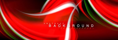 Sıvı renk arka plan, soyut dalgalar çizgiler, renkler ışık zemin üzerinde ışık efektleri ile karıştırma bulanık. Sunum, app duvar kağıdı, başlık sayfası veya poster için sanatsal illüstrasyon vektör