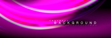 Sıvı renk arka plan, soyut dalgalar çizgiler, renkler ışık zemin üzerinde ışık efektleri ile karıştırma bulanık. Sunum, app duvar kağıdı, başlık sayfası veya poster için sanatsal illüstrasyon vektör