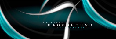 Sıvı renk arka plan, soyut dalgalar çizgiler, renkler ışık zemin üzerinde ışık efektleri ile karıştırma bulanık. Sunum, app duvar kağıdı, başlık sayfası veya poster için sanatsal illüstrasyon vektör