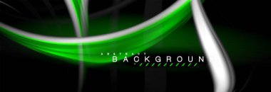 Sıvı renk arka plan, soyut dalgalar çizgiler, renkler ışık zemin üzerinde ışık efektleri ile karıştırma bulanık. Sunum, app duvar kağıdı, başlık sayfası veya poster için sanatsal illüstrasyon vektör