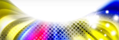 Sıvı sıvı arka plan, renkli geometrik arka plan - sıvı şekiller kompozisyon renkler