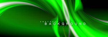 Sıvı renk arka plan, soyut dalgalar çizgiler, renkler ışık zemin üzerinde ışık efektleri ile karıştırma bulanık. Sunum, app duvar kağıdı, başlık sayfası veya poster için sanatsal illüstrasyon vektör