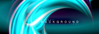 Sıvı renk arka plan, soyut dalgalar çizgiler, renkler ışık zemin üzerinde ışık efektleri ile karıştırma bulanık. Sunum, app duvar kağıdı, başlık sayfası veya poster için sanatsal illüstrasyon vektör