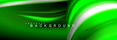 Sıvı renk arka plan, soyut dalgalar çizgiler, renkler ışık zemin üzerinde ışık efektleri ile karıştırma bulanık. Sunum, app duvar kağıdı, başlık sayfası veya poster için sanatsal illüstrasyon vektör