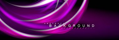 Sıvı renk arka plan, soyut dalgalar çizgiler, renkler ışık zemin üzerinde ışık efektleri ile karıştırma bulanık. Sunum, app duvar kağıdı, başlık sayfası veya poster için sanatsal illüstrasyon vektör