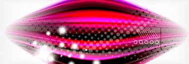 Soyut dalga satırları sıvı sıvı gökkuşağı tarzı renk çizgili arka plan. Sunum, app duvar kağıdı, başlık sayfası veya poster için sanatsal illüstrasyon