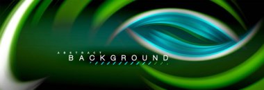 Sıvı renk arka plan, soyut dalgalar çizgiler, renkler ışık zemin üzerinde ışık efektleri ile karıştırma bulanık. Sunum, app duvar kağıdı, başlık sayfası veya poster için sanatsal illüstrasyon vektör