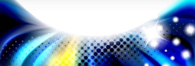 Pürüzsüz sıvı bulanıklık dalga arka plan, renk akışı kavramı, illüstrasyon