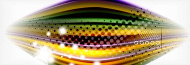 Pürüzsüz sıvı bulanıklık dalga arka plan, renk akışı kavramı, illüstrasyon