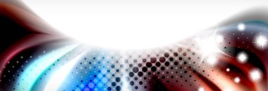 Pürüzsüz sıvı bulanıklık dalga arka plan, renk akışı kavramı, illüstrasyon