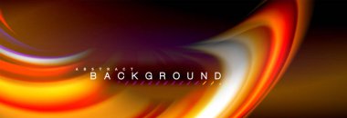 Sıvı renk arka plan, soyut dalgalar çizgiler, renkler ışık zemin üzerinde ışık efektleri ile karıştırma bulanık. Sunum, app duvar kağıdı, başlık sayfası veya poster için sanatsal illüstrasyon vektör