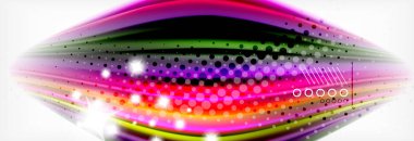 Pürüzsüz sıvı bulanıklık dalga arka plan, renk akışı kavramı, illüstrasyon