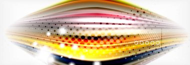 Pürüzsüz sıvı bulanıklık dalga arka plan, renk akışı kavramı, illüstrasyon