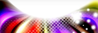 Sıvı sıvı arka plan, renkli geometrik arka plan - sıvı şekiller kompozisyon renkler