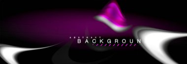 Sıvı renk arka plan, soyut dalgalar çizgiler, renkler ışık zemin üzerinde ışık efektleri ile karıştırma bulanık. Sunum, app duvar kağıdı, başlık sayfası veya poster için sanatsal illüstrasyon vektör