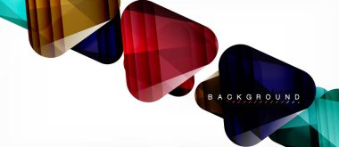 Geometrik arka plan, üçgenler