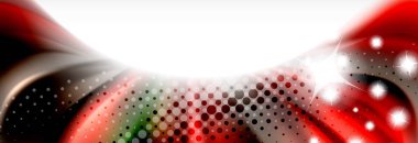 Pürüzsüz sıvı bulanıklık dalga arka plan, renk akışı kavramı, illüstrasyon