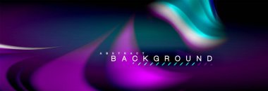 Sıvı renk arka plan, soyut dalgalar çizgiler, renkler ışık zemin üzerinde ışık efektleri ile karıştırma bulanık. Sunum, app duvar kağıdı, başlık sayfası veya poster için sanatsal illüstrasyon vektör