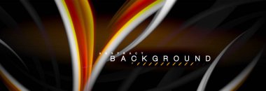 Sıvı renk arka plan, soyut dalgalar çizgiler, renkler ışık zemin üzerinde ışık efektleri ile karıştırma bulanık. Sunum, app duvar kağıdı, başlık sayfası veya poster için sanatsal illüstrasyon vektör