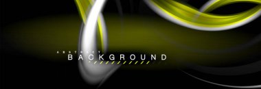 Sıvı renk arka plan, soyut dalgalar çizgiler, renkler ışık zemin üzerinde ışık efektleri ile karıştırma bulanık. Sunum, app duvar kağıdı, başlık sayfası veya poster için sanatsal illüstrasyon vektör