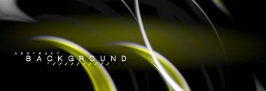 Sıvı renk arka plan, soyut dalgalar çizgiler, renkler ışık zemin üzerinde ışık efektleri ile karıştırma bulanık. Sunum, app duvar kağıdı, başlık sayfası veya poster için sanatsal illüstrasyon vektör