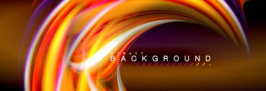 Sıvı renk arka plan, soyut dalgalar çizgiler, renkler ışık zemin üzerinde ışık efektleri ile karıştırma bulanık. Sunum, app duvar kağıdı, başlık sayfası veya poster için sanatsal illüstrasyon vektör