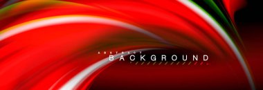 Sıvı renk arka plan, soyut dalgalar çizgiler, renkler ışık zemin üzerinde ışık efektleri ile karıştırma bulanık. Sunum, app duvar kağıdı, başlık sayfası veya poster için sanatsal illüstrasyon vektör