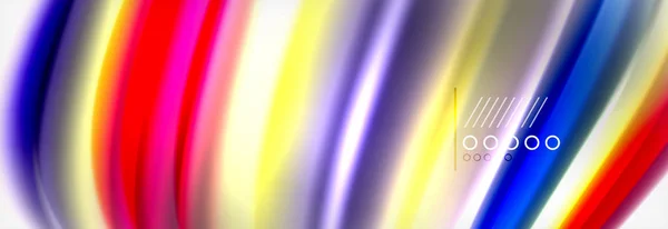 Abstrakti aalto linjat nestemäinen neste sateenkaaren tyyli väri raidat tausta. Taiteellinen kuvitus esitys, app tapetti, banneri tai juliste — vektorikuva